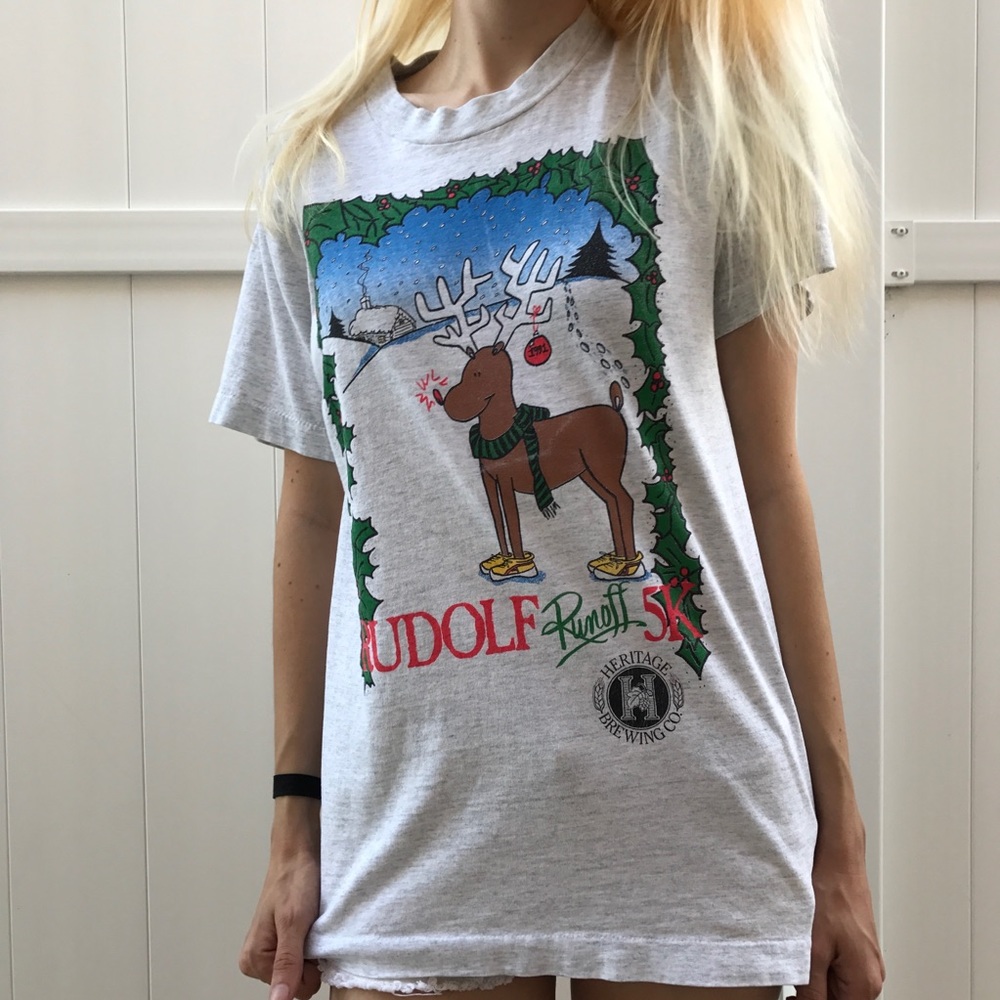 1991 Heritage Brewing Company Christmas T-Shirt 🎄